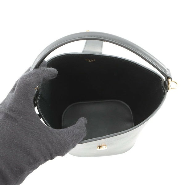 セリーヌ ハンドバッグ トリオンフ スモール バケット ルイーズ 119173FX9.04LU CELINE 2way 黒