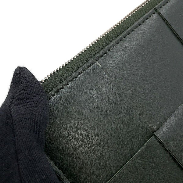 ボッテガヴェネタ 長財布 カセット マキシイントレチャート 649607 BOTTEGA VENETA ラウンドファスナー