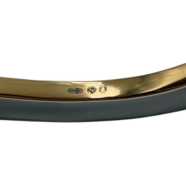 ボッテガヴェネタ ブレスレット カーブ カフ バングル Ag925 エナメル サイズL 741013 BOTTEGA VENETA アクセサリー