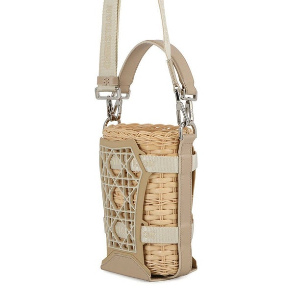 クリスチャン・ディオール ハンドバッグ SAHARA サハラ バケットバッグ ラフィア 2ESKH376BAS 2way