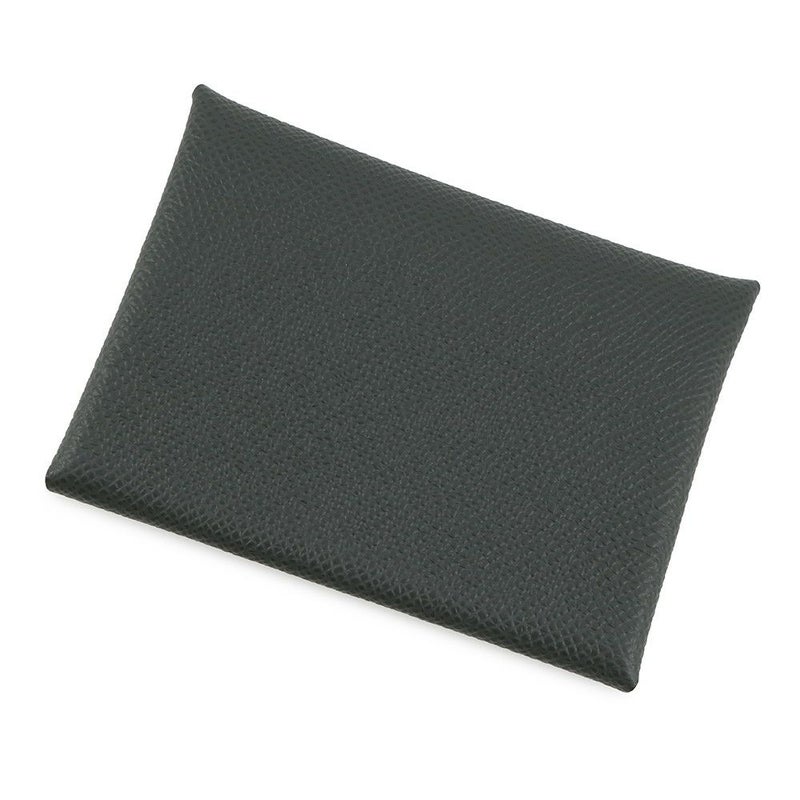 エルメス コインケース カルヴィ デュオ ヴェールマングローブ/シルバー金具 エプソン K刻印 財布