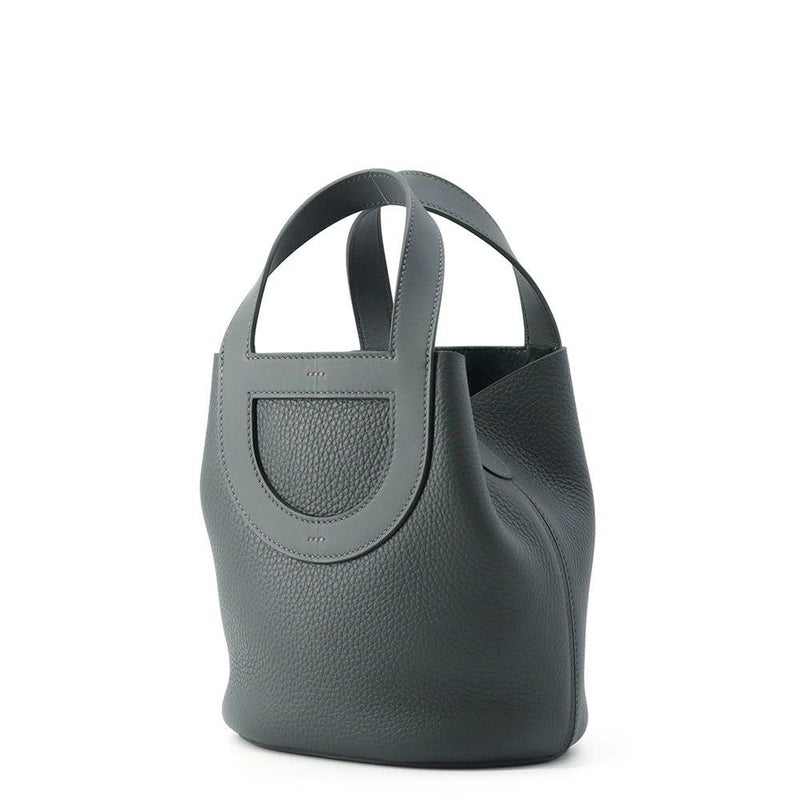 エルメス トートバッグ インザループ 18 ヴェールマングローブ/シルバー金具 トリヨンクレマンス/スイフト K刻印