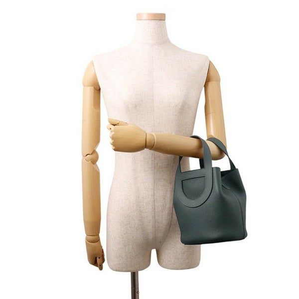 エルメス トートバッグ インザループ 18 ヴェールマングローブ/シルバー金具 トリヨンクレマンス/スイフト K刻印