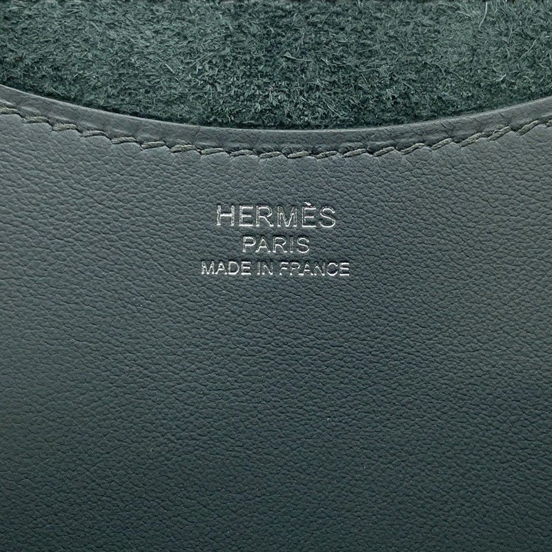 エルメス トートバッグ インザループ 18 ヴェールマングローブ/シルバー金具 トリヨンクレマンス/スイフト K刻印