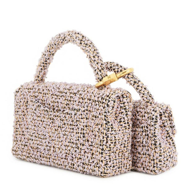シャネル ハンドバッグ 親子バッグ ココマーク ツイード CHANEL バッグ