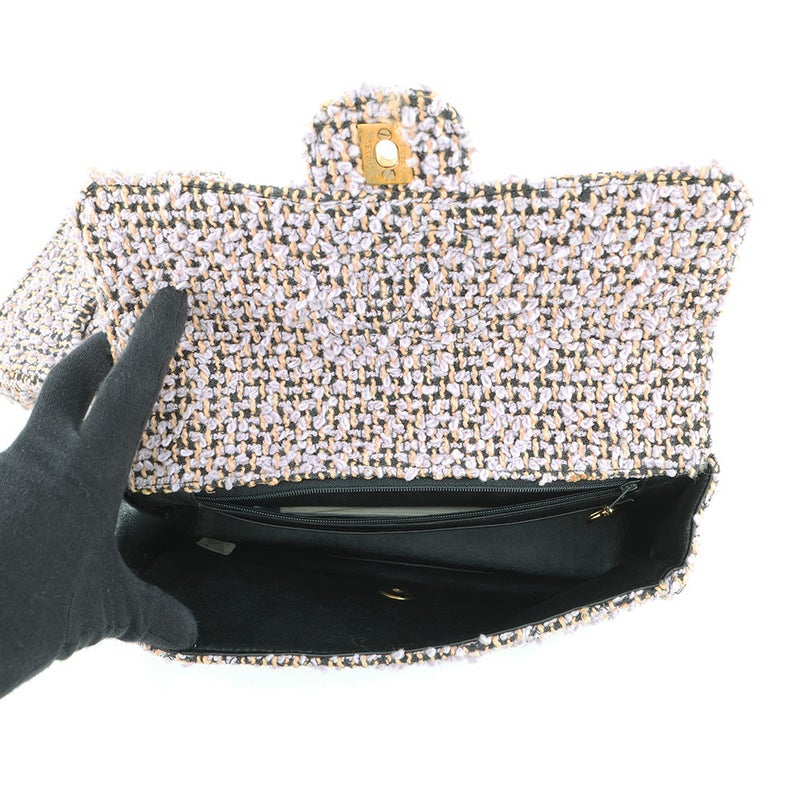 シャネル ハンドバッグ 親子バッグ ココマーク ツイード CHANEL バッグ