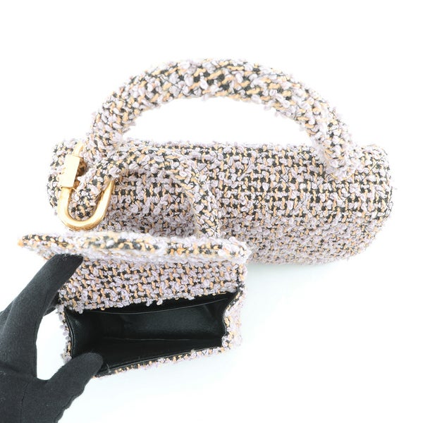 シャネル ハンドバッグ 親子バッグ ココマーク ツイード CHANEL バッグ