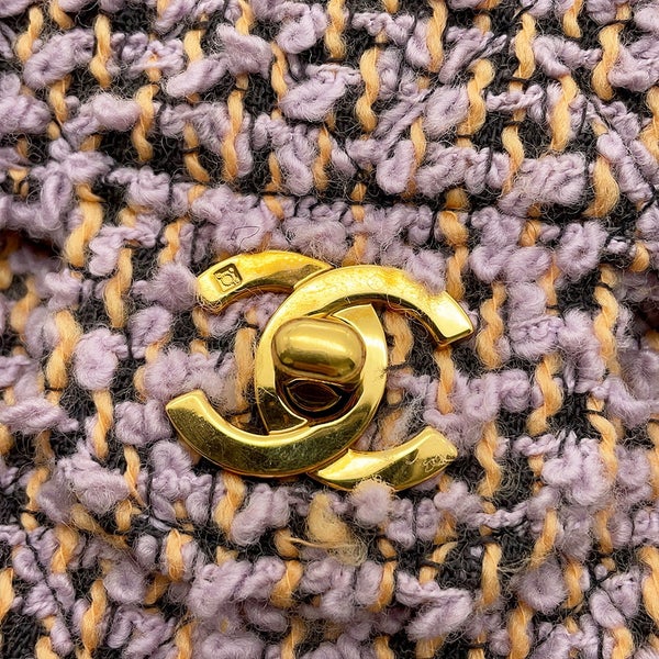 シャネル ハンドバッグ 親子バッグ ココマーク ツイード CHANEL バッグ