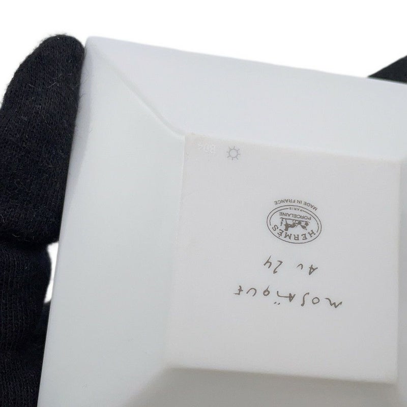エルメス プレート ポーセリン モザイク 24 ヴァンキャトル プチカレ HERMES 食器 皿 トレー 陶器