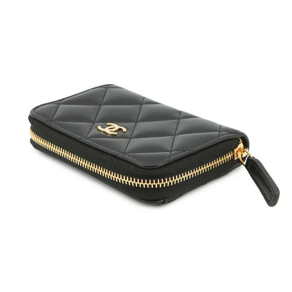 シャネル コインケース クラシック ジップコインパース マトラッセ ココマーク ラムスキン AP0216 CHANEL 財布 小銭入れ