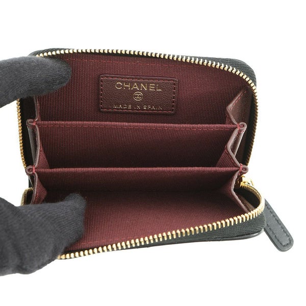 シャネル コインケース クラシック ジップコインパース マトラッセ ココマーク ラムスキン AP0216 CHANEL 財布 小銭入れ