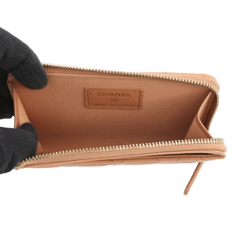 シャネル コインケース マトラッセ ココマーク キャビアスキン AP3179 CHANEL フラグメント カードケース