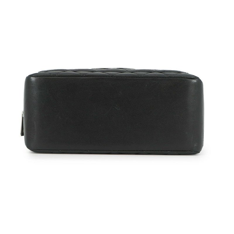 シャネル ハンドバッグ ココマーク ラムスキン CHANEL 黒