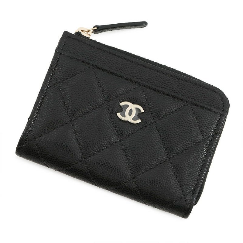 シャネル コインケース マトラッセ ココマーク ソフトキャビアスキン AP4893 CHANEL 財布 黒