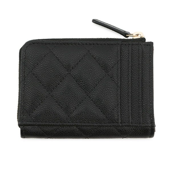シャネル コインケース マトラッセ ココマーク ソフトキャビアスキン AP4893 CHANEL 財布 黒