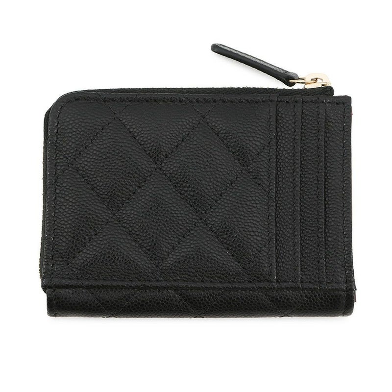 シャネル コインケース マトラッセ ココマーク ソフトキャビアスキン AP4893 CHANEL 財布 黒