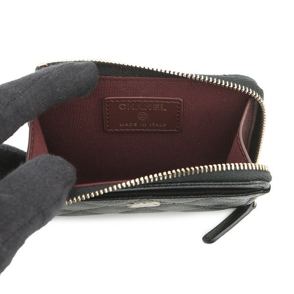 シャネル コインケース マトラッセ ココマーク ソフトキャビアスキン AP4893 CHANEL 財布 黒