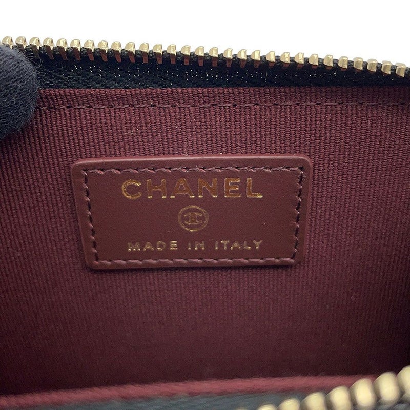 シャネル コインケース マトラッセ ココマーク ソフトキャビアスキン AP4893 CHANEL 財布 黒