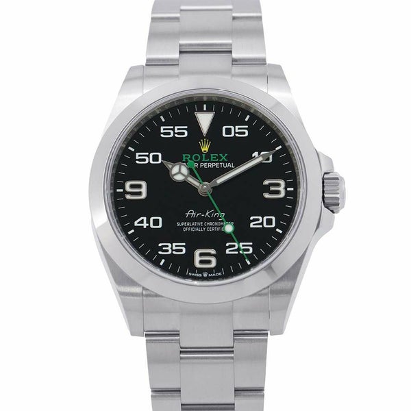 ロレックス エアキング ランダムシリアル ルーレット 126900 ROLEX 腕時計 黒文字盤
