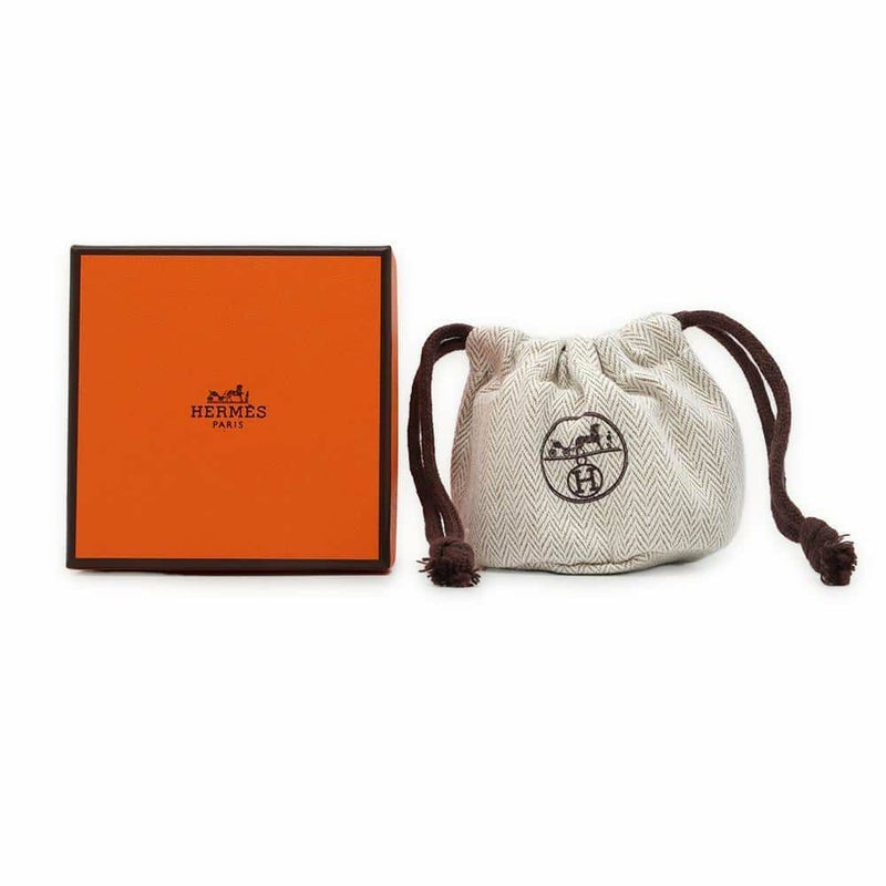 エルメス ブレスレット ケリーツイスト GM ブラック/ピンクゴールド金具 スイフト B刻印 サイズT2 黒