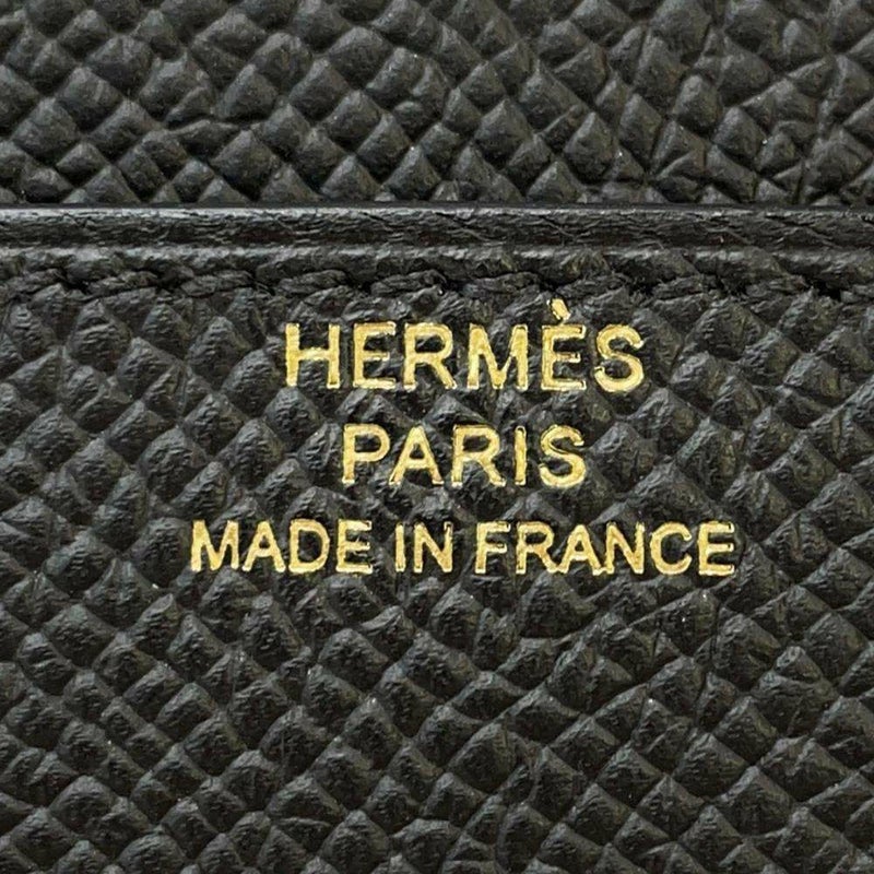 エルメス 長財布 コンスタンス トゥーゴー ロング ブラック/ゴールド金具 エプソン B刻印 財布 黒