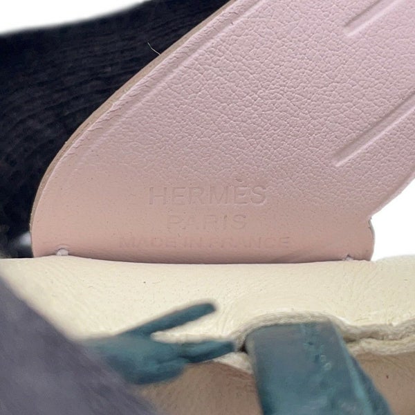 エルメス バッグチャーム ロデオPM ペガサス クレ/ローズサクラ/ヴェールシプレ ラムスキン U刻印