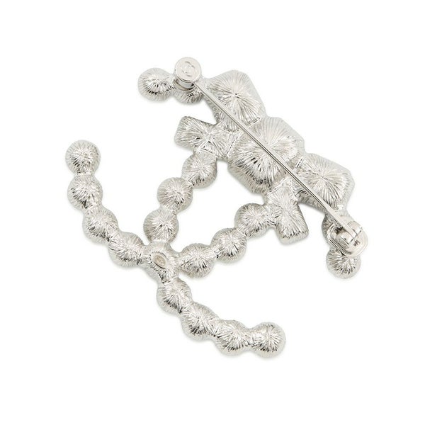 シャネル ブローチ ココマーク リボン フェイクパール ラインストーン E23 K CHANEL アクセサリー
