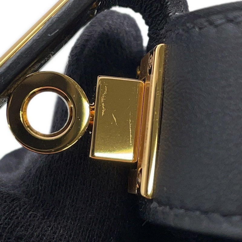 エルメス ブレスレット ケリーツイスト PM ブラック/ゴールド金具 スイフト B刻印 サイズT2 黒 ソルド品