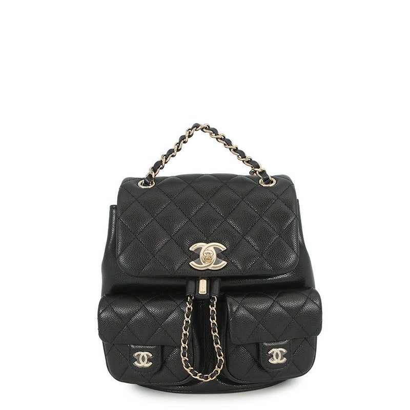 シャネル リュック マトラッセ ココマーク キャビアスキン AS3860 CHANEL バックパック バッグ 黒