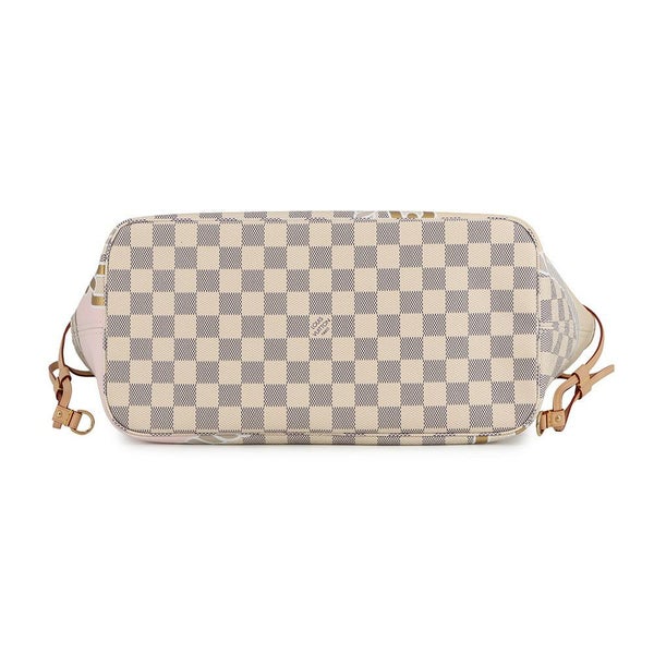 ルイヴィトン トートバッグ ダミエ・アズール/ロープ＆チェーン ノーティカル ネヴァーフル MM N40471 ヴィトン バッグ