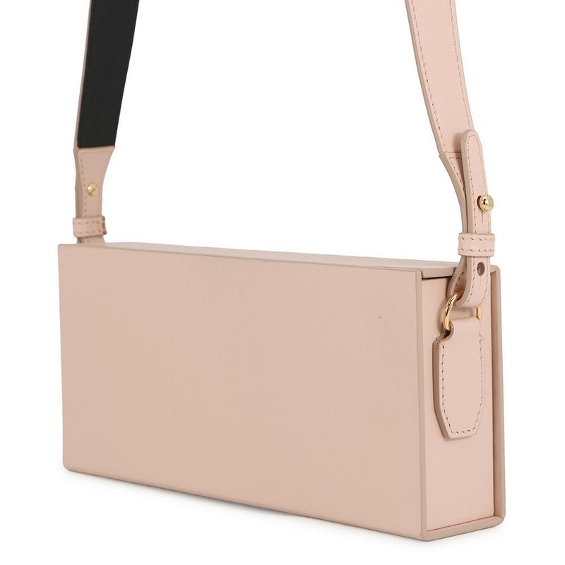 フェンディ ショルダーバッグ ボックス オリゾンタル ロゴ  レザー 8BT340 FEND 2wayショルダーバッグ