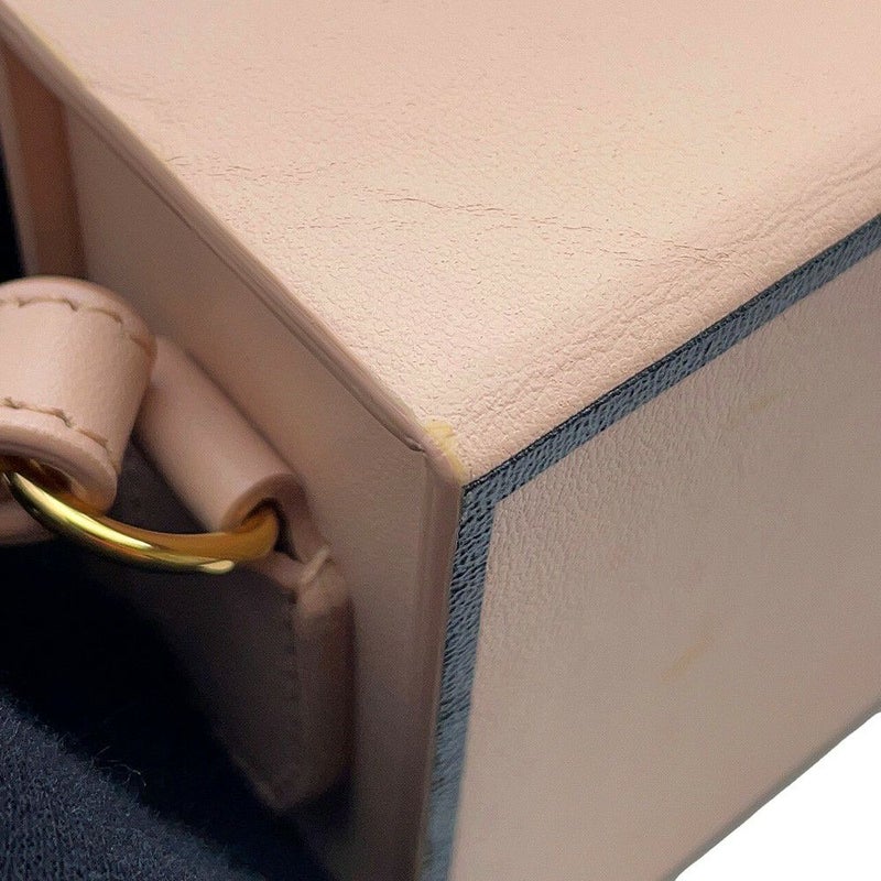 フェンディ ショルダーバッグ ボックス オリゾンタル ロゴ  レザー 8BT340 FEND 2wayショルダーバッグ