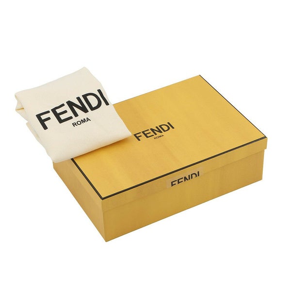 フェンディ ショルダーバッグ ボックス オリゾンタル ロゴ  レザー 8BT340 FEND 2wayショルダーバッグ