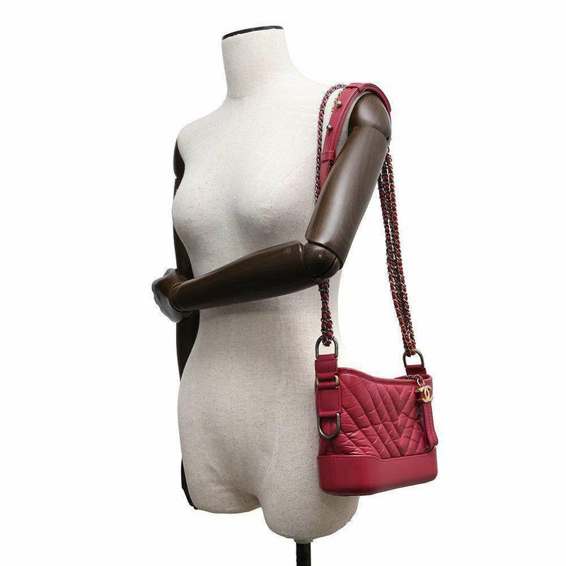 シャネル チェーンショルダーバッグ シェブロン ココマーク ガブリエル ドゥ シャネル スモール ホーボーバッグ A91810 Vステッチ