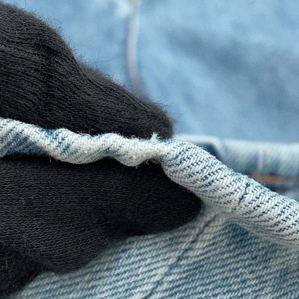 シャネル パンツ リボン デニム レディースサイズ34 P80580 CHANEL ボトムス