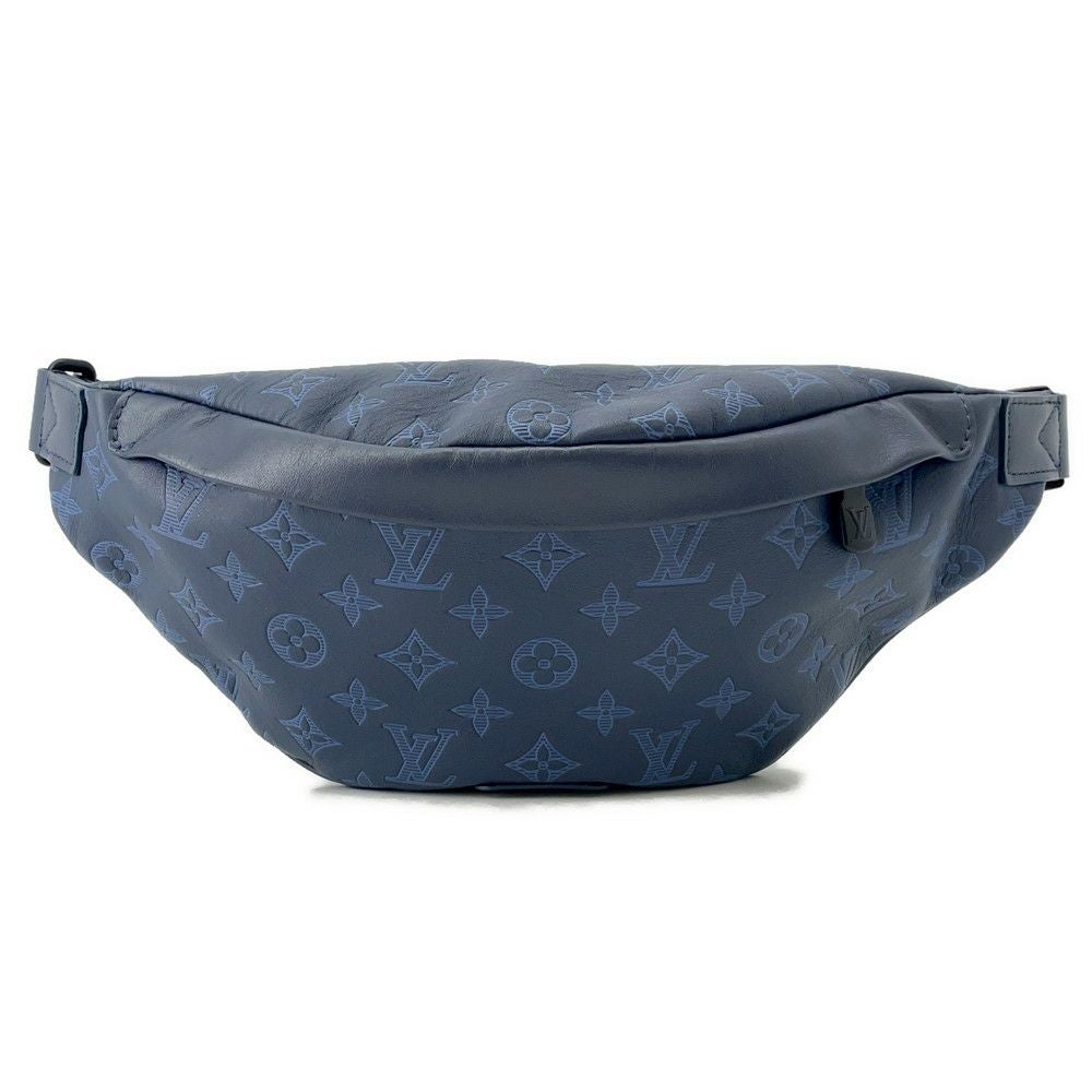 極美品 ルイヴィトン モノグラム シャドウ ディスカバリー バムバッグ レザー LOUIS VUITTON（ルイ・ヴィトン） ルイ ヴィトン モノグラムシャドウ