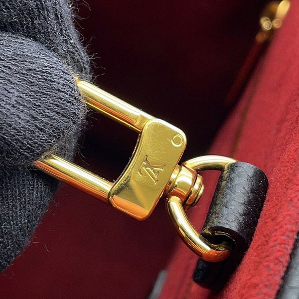 ルイヴィトン トートバッグ モノグラム・アンプラント オンザゴーPM M45659 2wayショルダーバッグ 黒 ブラック