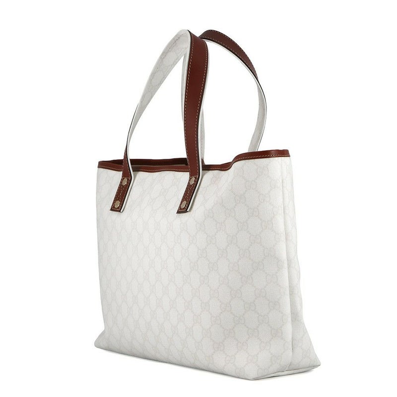 グッチ トートバッグ シェリーライン GGスプリーム 211134 GUCCI バッグ ウェブ 白