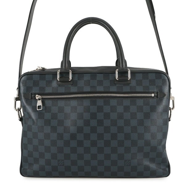 ルイヴィトン ビジネスバッグ ダミエ・コバルト ポルトドキュマン・ビジネス N41347 ヴィトン バッグ 2way ショルダー 黒 ブラック