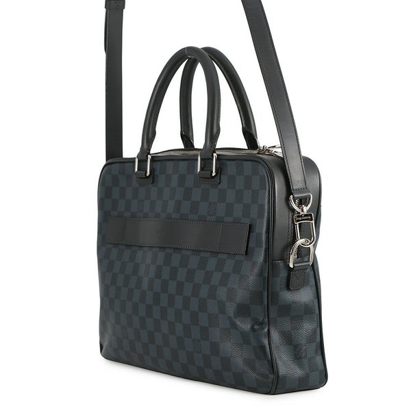 ルイヴィトン ビジネスバッグ ダミエ・コバルト ポルトドキュマン・ビジネス N41347 ヴィトン バッグ 2way ショルダー 黒 ブラック