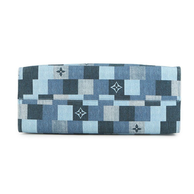 ルイヴィトン トートバッグ モノグラム・デニム オンザゴー GM M44992 LOUIS VUITTON ヴィトン バッグ 2way ショルダー