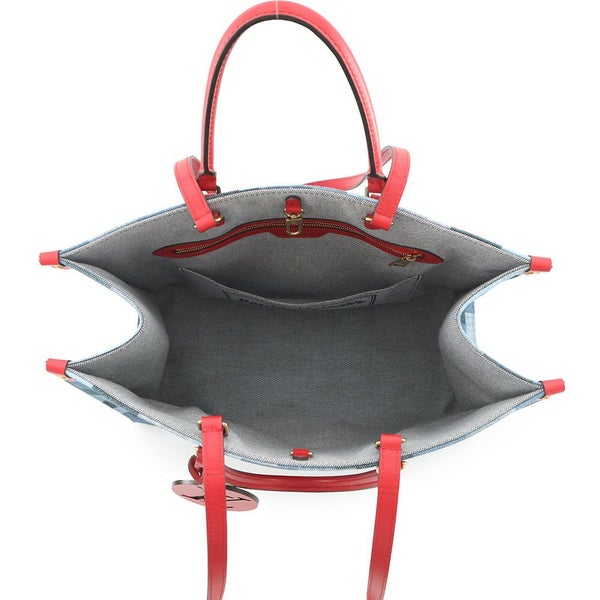 ルイヴィトン トートバッグ モノグラム・デニム オンザゴー GM M44992 LOUIS VUITTON ヴィトン バッグ 2way ショルダー