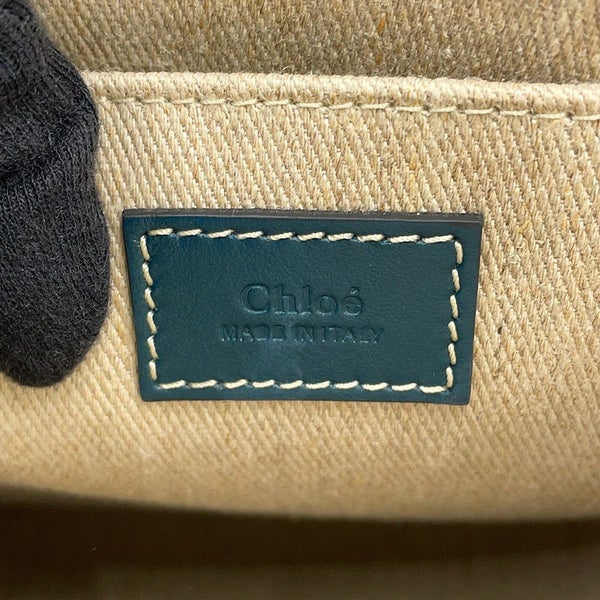 クロエ トートバッグ ウッディ ミディアム キャンバス CHC22WS383 Chloe 黒