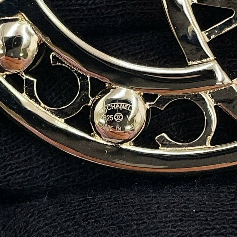 シャネル ブローチ ココマーク フェイクパール ラインストーン B25V AB4879 CHANEL アクセサリー