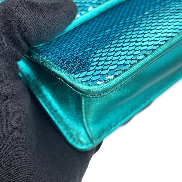 ミュウミュウ ハンドバッグ スパンコール レザー 5BD115 MIUMIU 2way