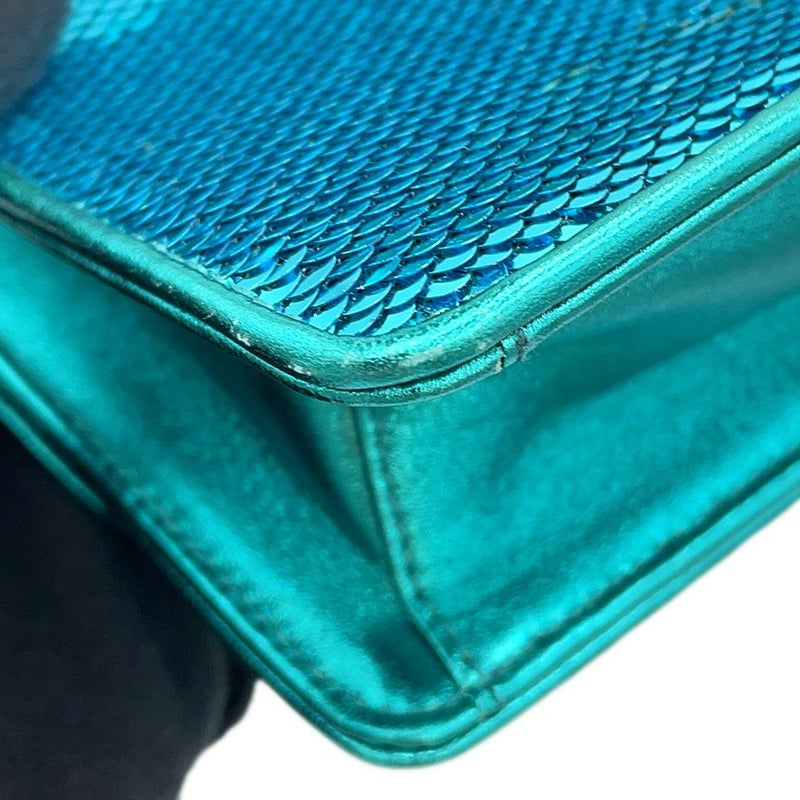 ミュウミュウ ハンドバッグ スパンコール レザー 5BD115 MIUMIU 2way