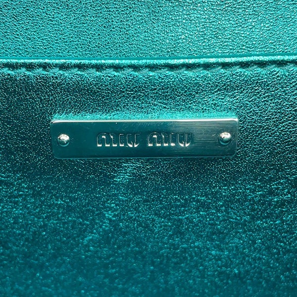 ミュウミュウ ハンドバッグ スパンコール レザー 5BD115 MIUMIU 2way