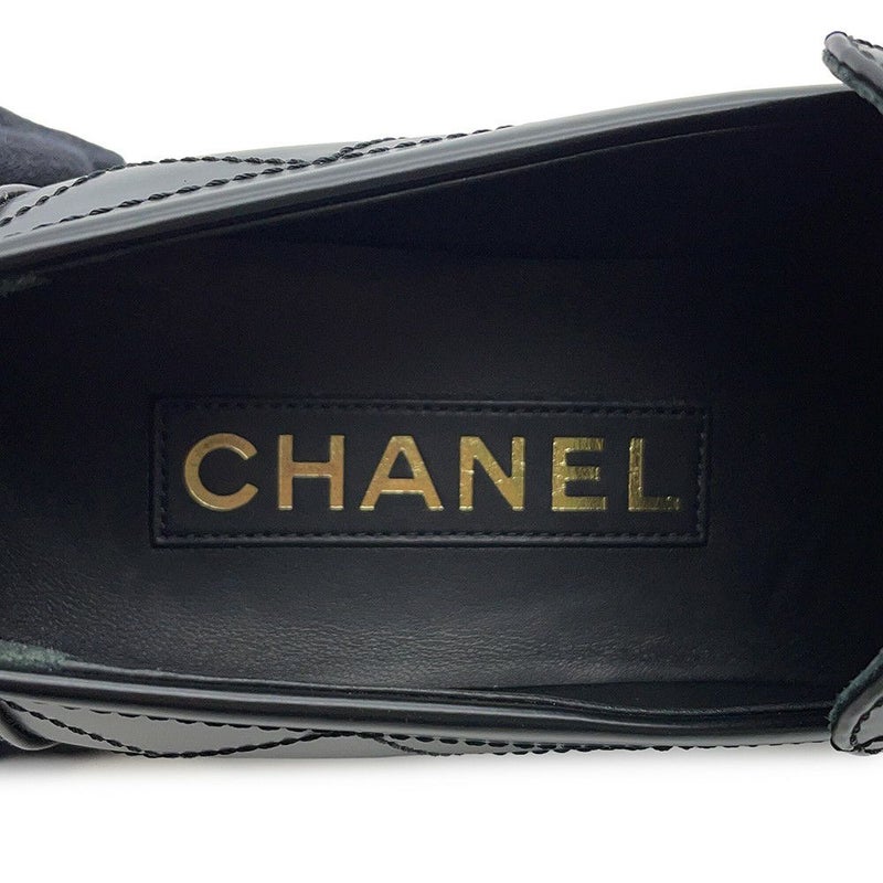 シャネル ローファー ココマーク カーフスキン レディースサイズ37 G45921 CHANEL 靴 黒 25/26年秋冬コレクション