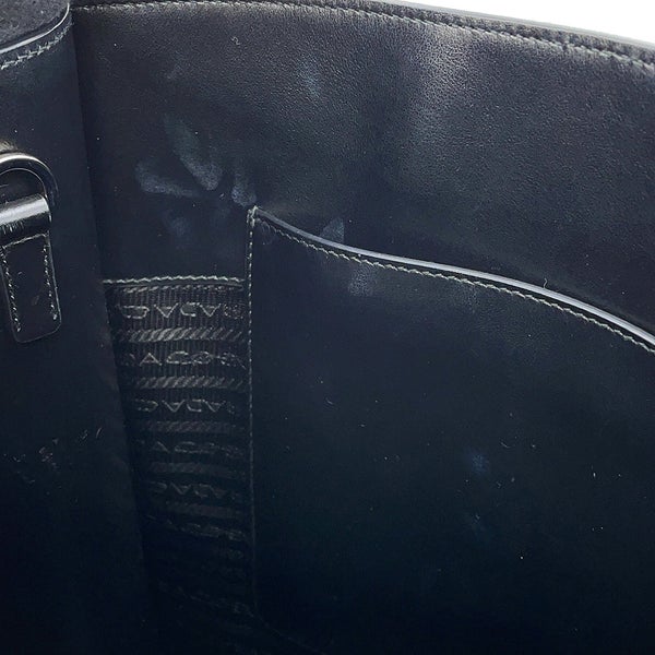 プラダ トートバッグ トライアングル ロゴ 1BA332 PRADA 2way 黒