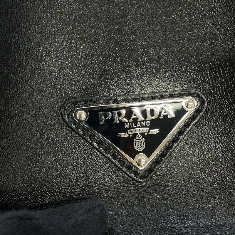 プラダ トートバッグ トライアングル ロゴ 1BA332 PRADA 2way 黒